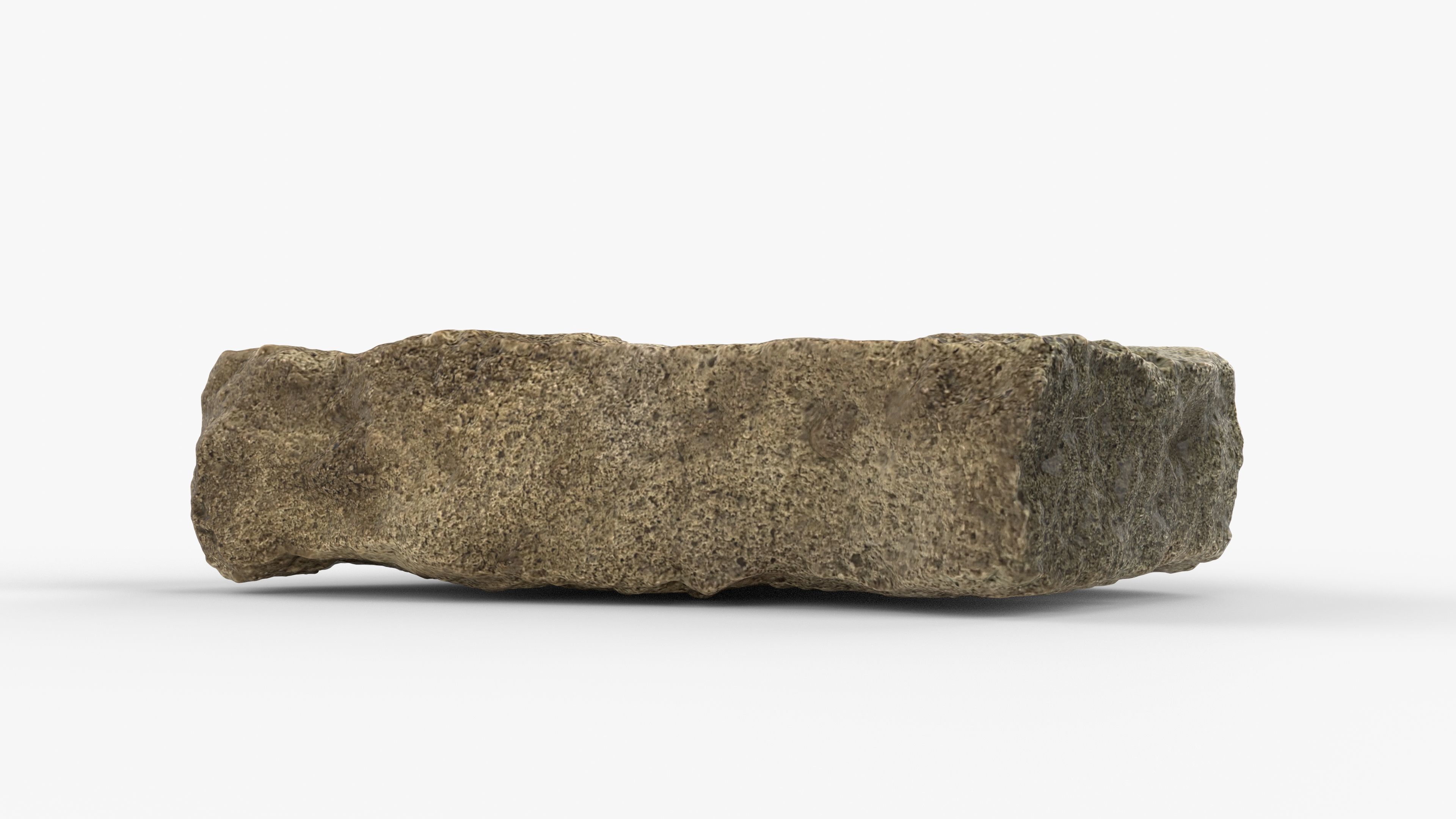 Photorealistic 3D scan of rock stone Low-poly 3D model_11