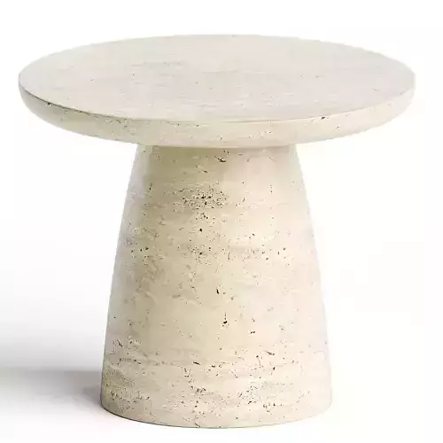 Contemporary Minimal Round Coffee Side Table