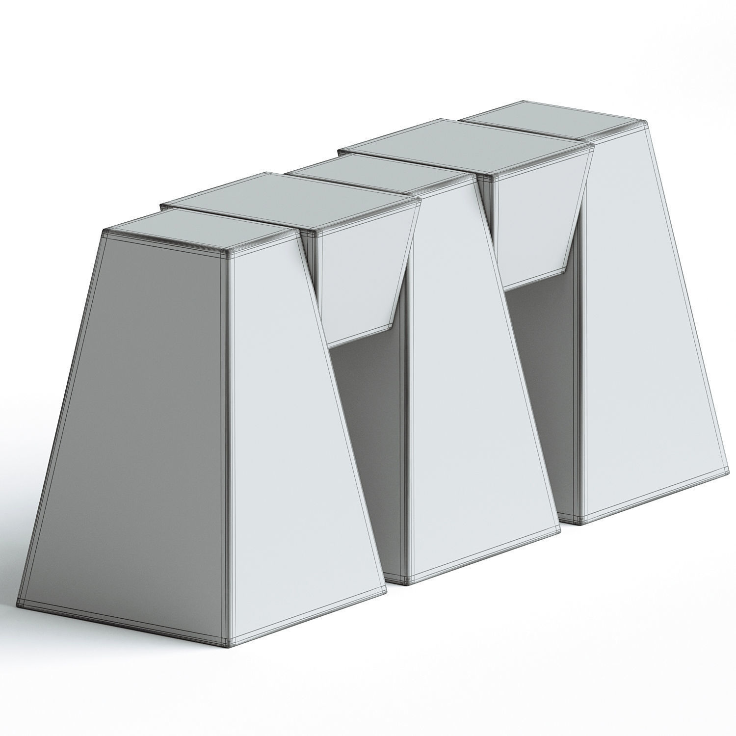 M 006 Console by Monolith Studio 3D model_2