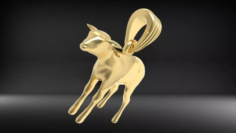 Lamb 3D model sheep 3D print model