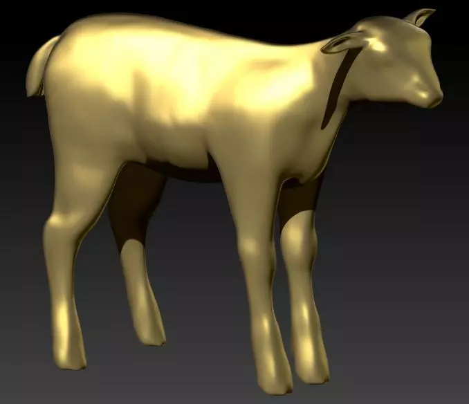 Lamb 3D model sheep 3D print model