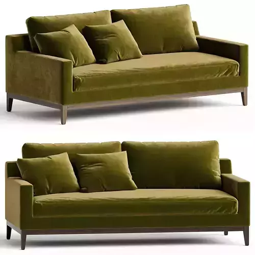 Zyon Velvet Sofa