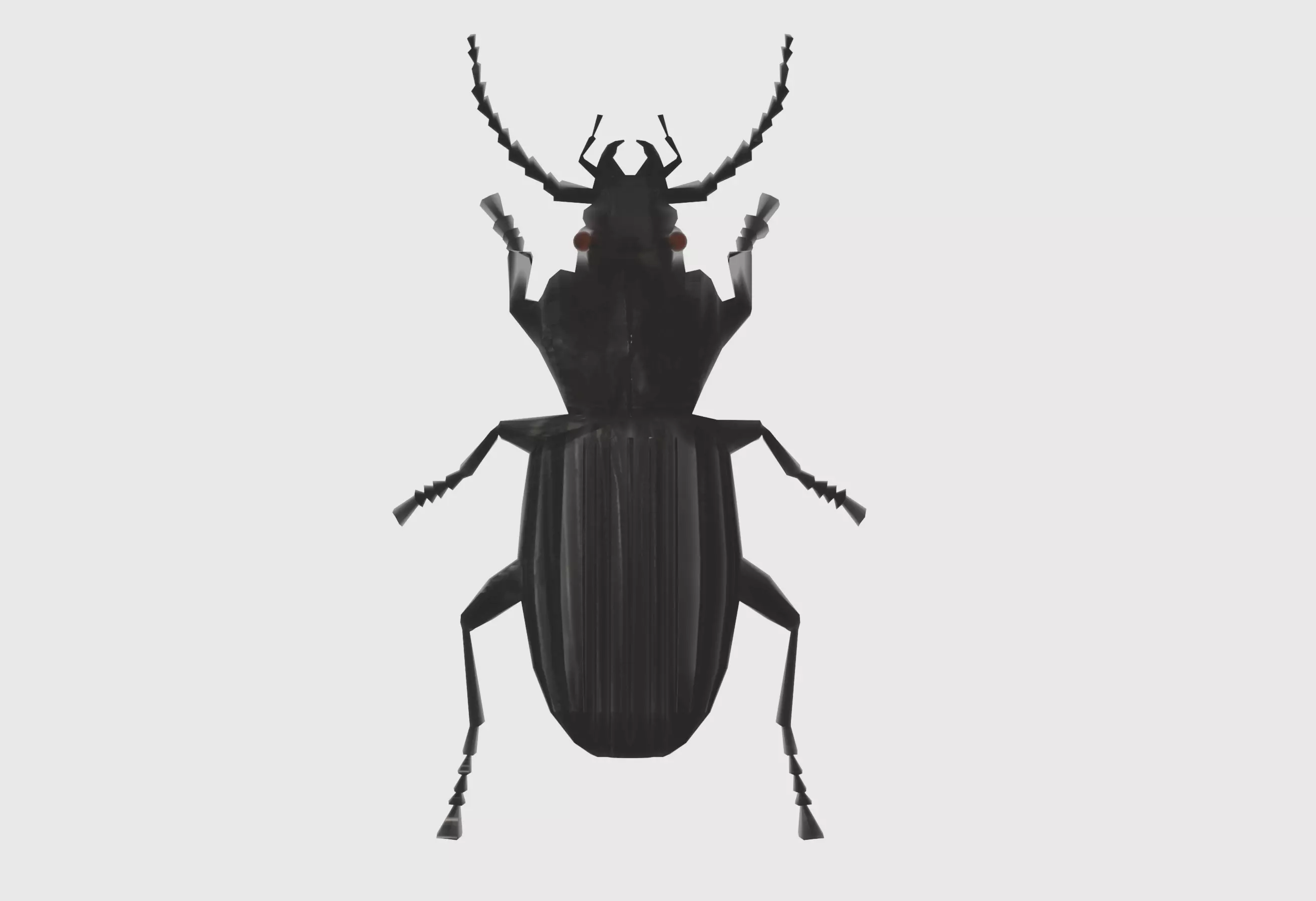 Low Poly Beetle Low-poly 3D model