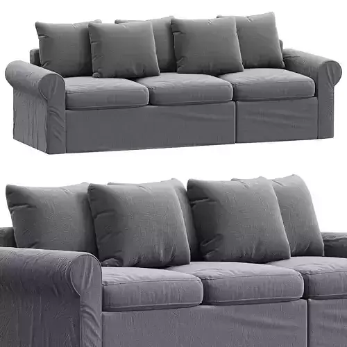 HARLANDA Sleeper sofa  Ljungen medium gray IKEA