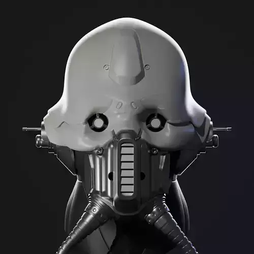 Tognath Helmet Cosplay STL 3d print file 3D print model