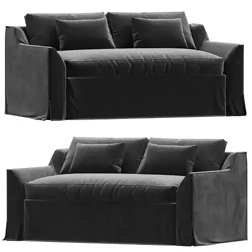 Sleeper sofa Djuparp dark gray IKEA