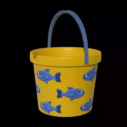 Kids Bucket 3D model