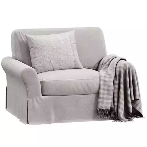 PB Comfort Roll Arm Slipcovered Chair