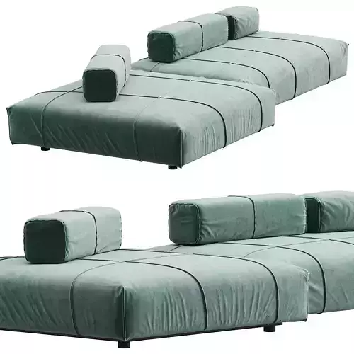 Baxter Panama Bold Sofa N2 Composition