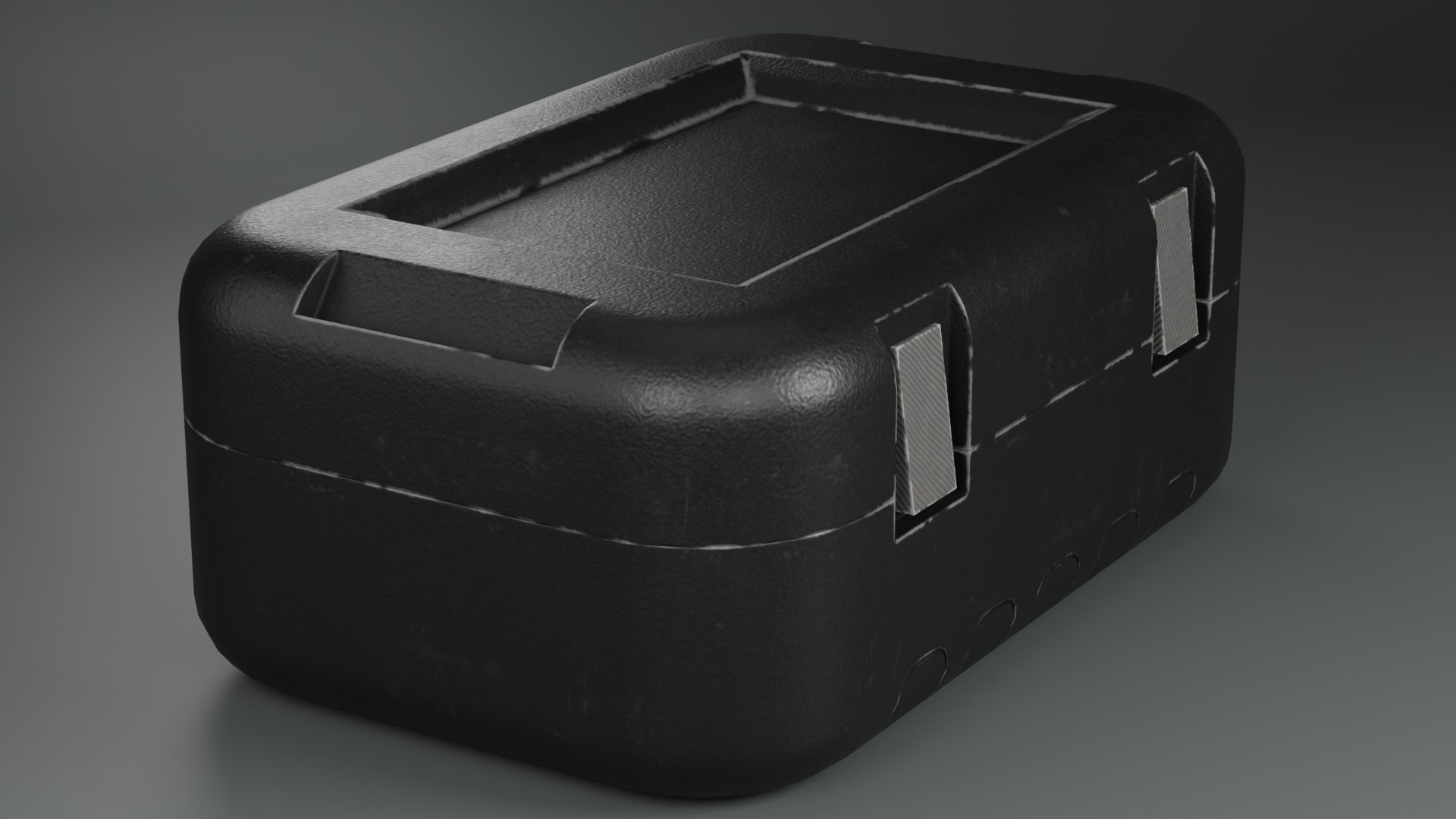 Scifi Box Low-poly 3D model_3