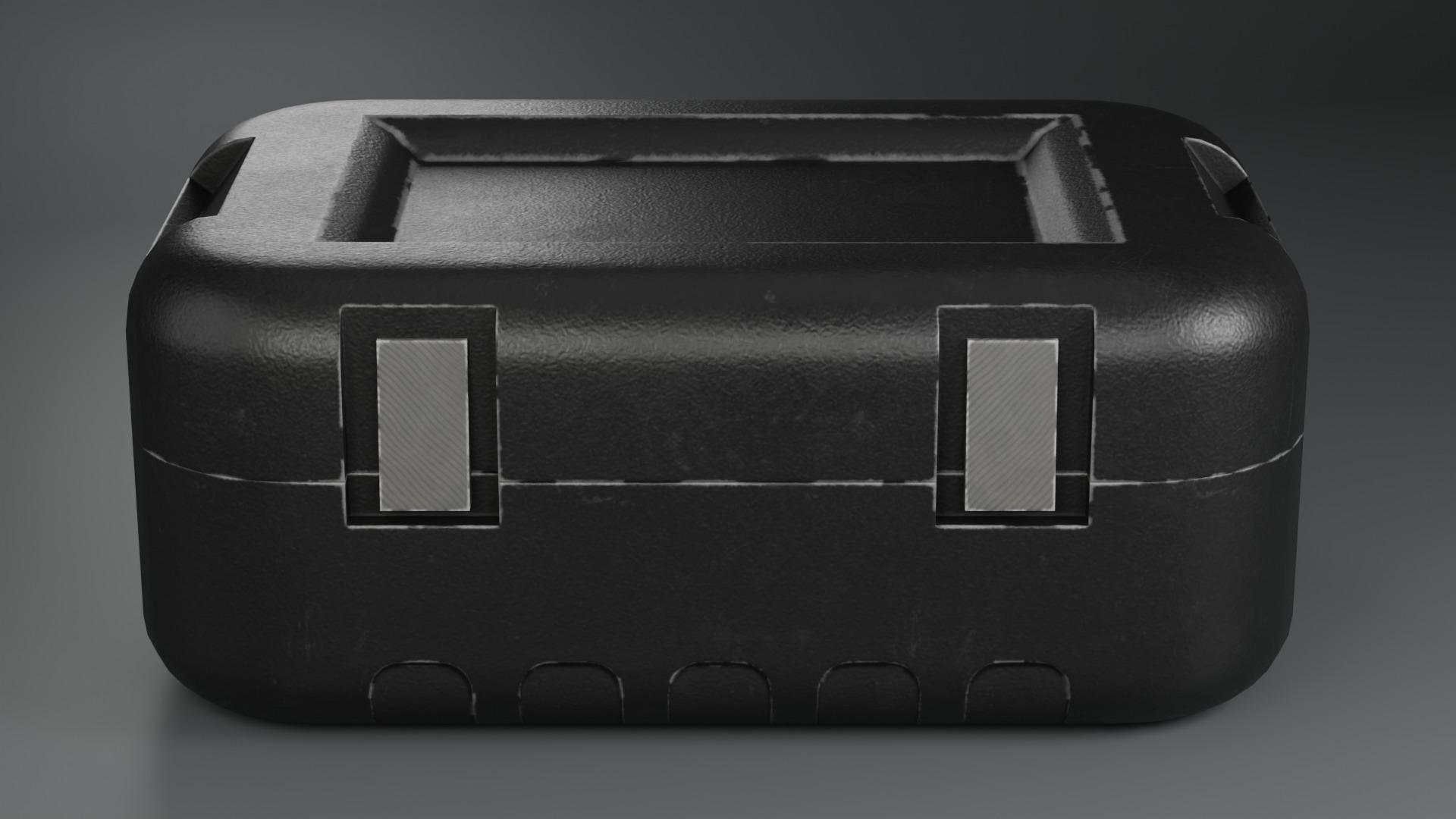 Scifi Box Low-poly 3D model_2
