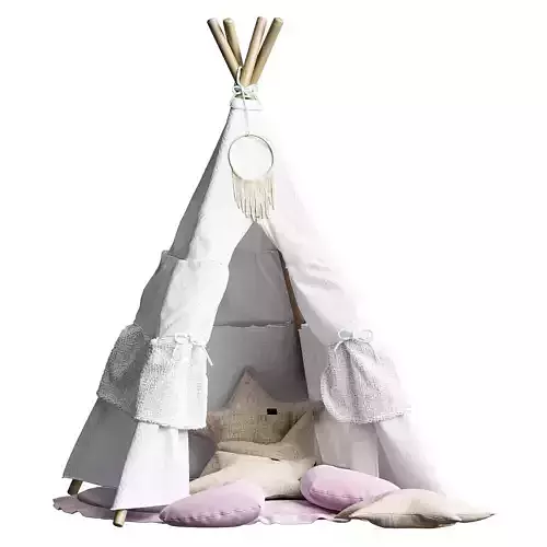Childs teepee White Angel Set