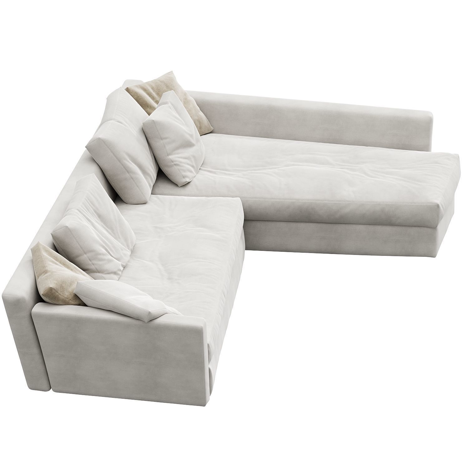 Adagio modular sofa by Flexform N1 3D model_2