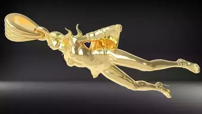 Stripper woman in high heels  stockings Pendant Necklace Jewelry