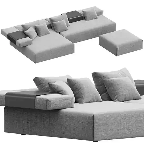 CINDER BLOCK modular sofa design Luca Nichetto Combination 01
