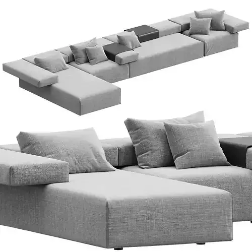 CINDER BLOCK modular sofa design Luca Nichetto Combination 03