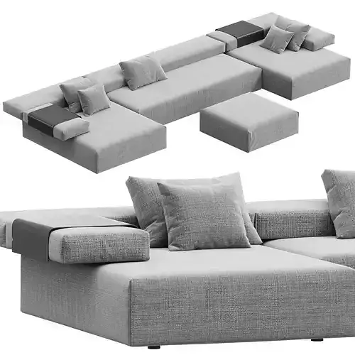 CINDER BLOCK modular sofa design Luca Nichetto Combination 06
