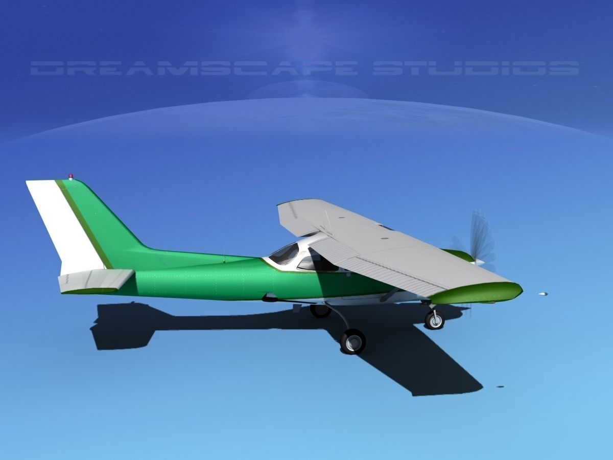Cessna 172RG Cutlass V08 3D model_4