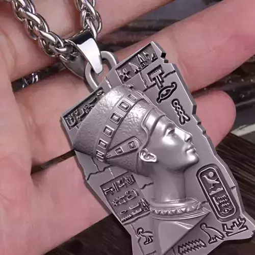  Nefertiti Queen of ancient Egypt PENDANT 3D print model