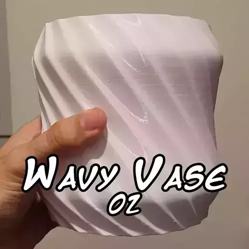 Wavy Vase 02 - Base Model