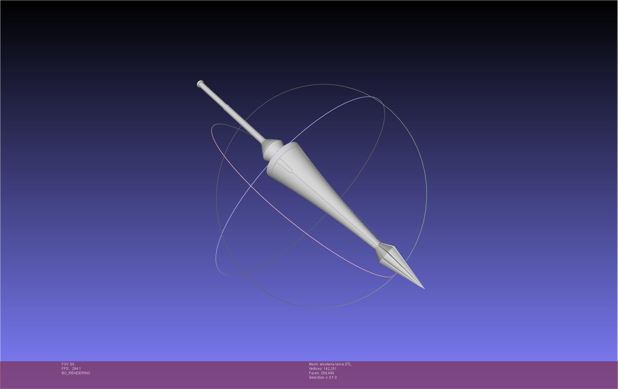 Re-Creators Aliceteria Lance 3D print model_1