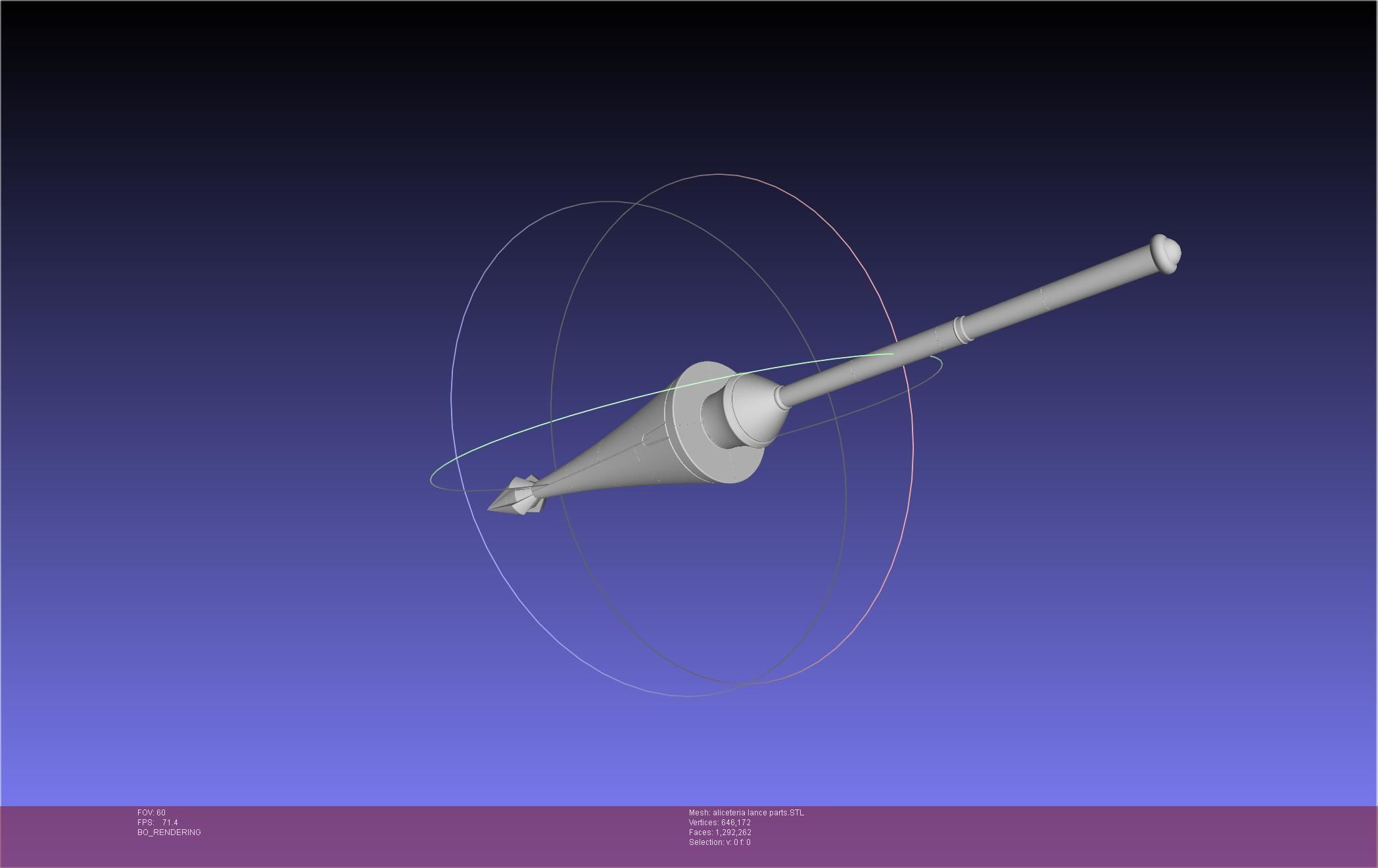 Re-Creators Aliceteria Lance 3D print model_101