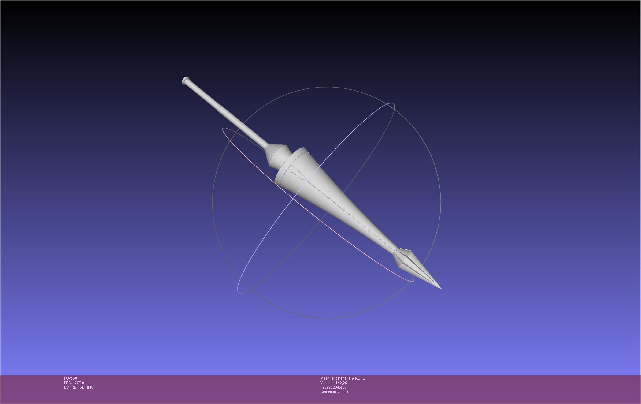 Re-Creators Aliceteria Lance 3D print model_4