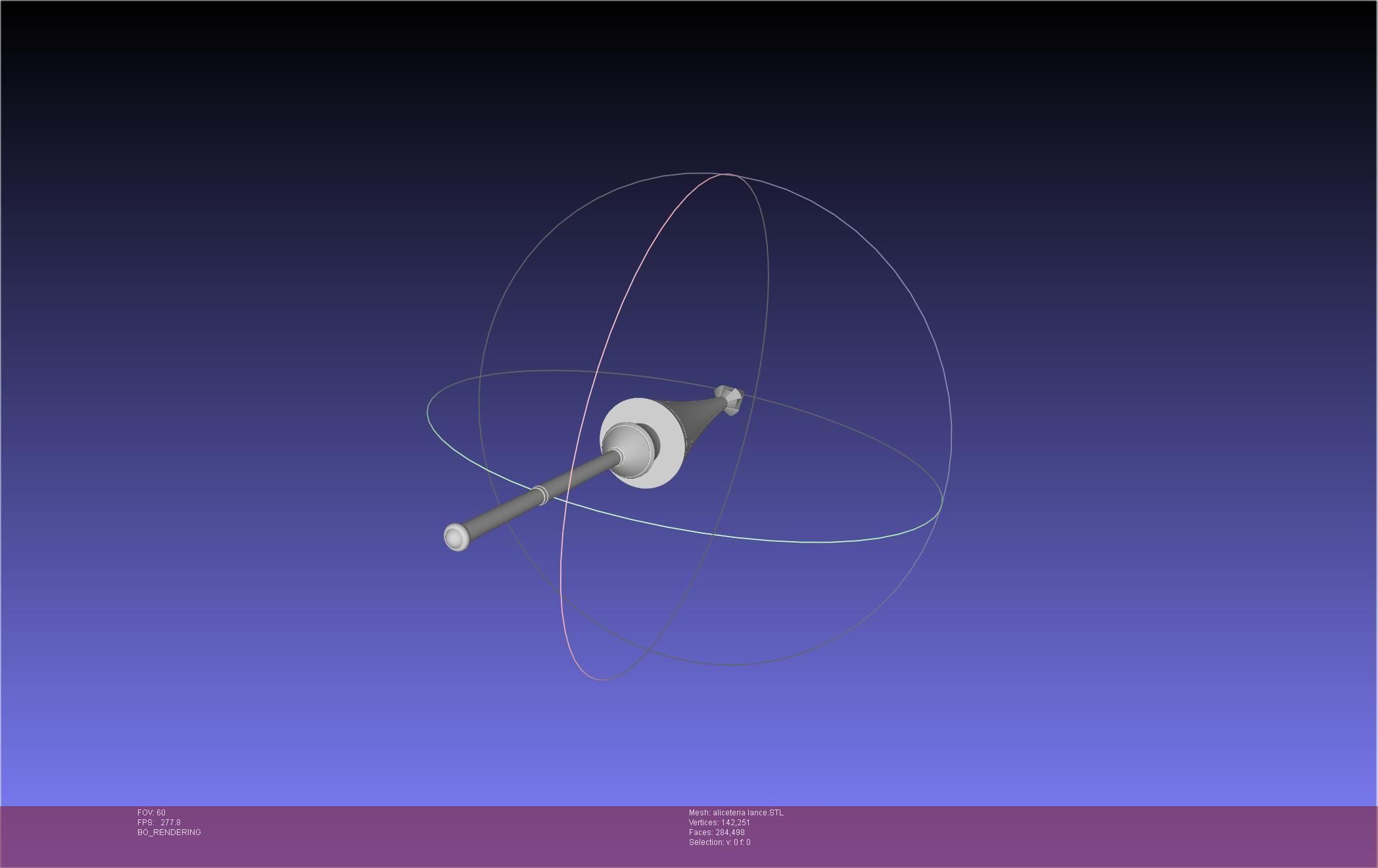 Re-Creators Aliceteria Lance 3D print model_2