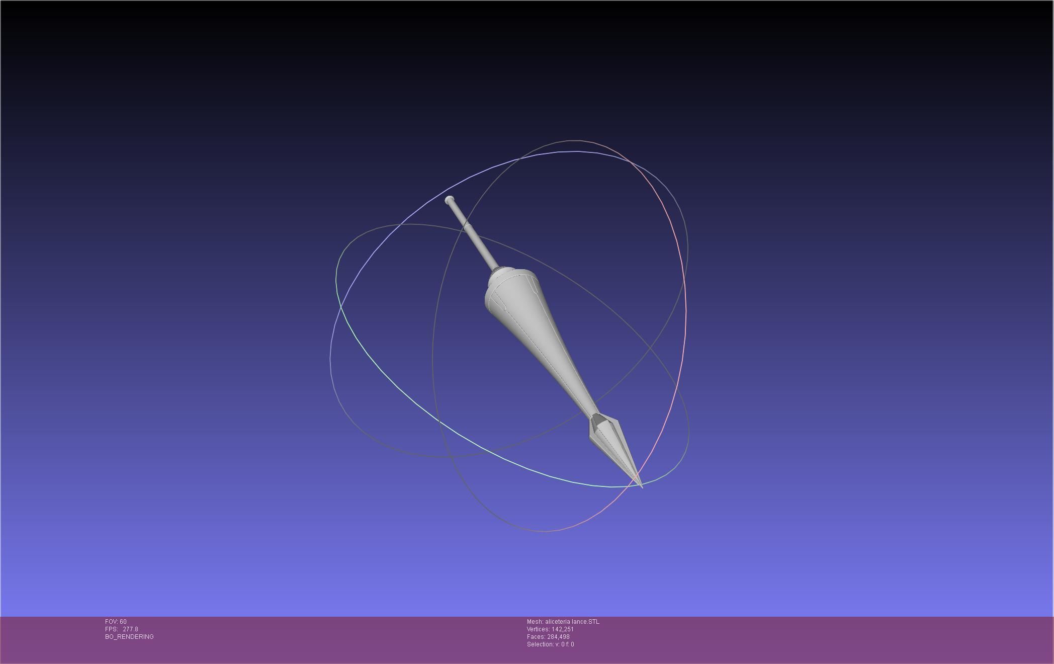 Re-Creators Aliceteria Lance 3D print model_11