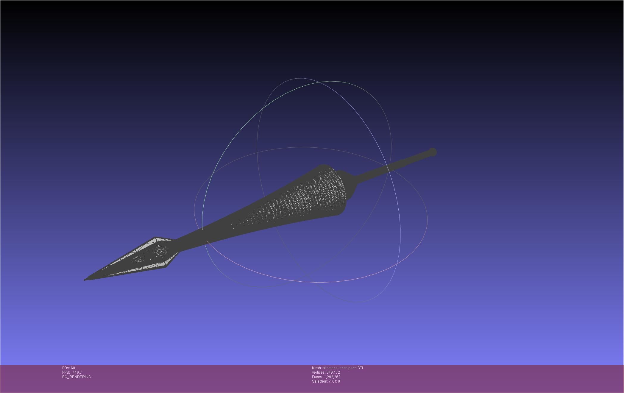 Re-Creators Aliceteria Lance 3D print model_109