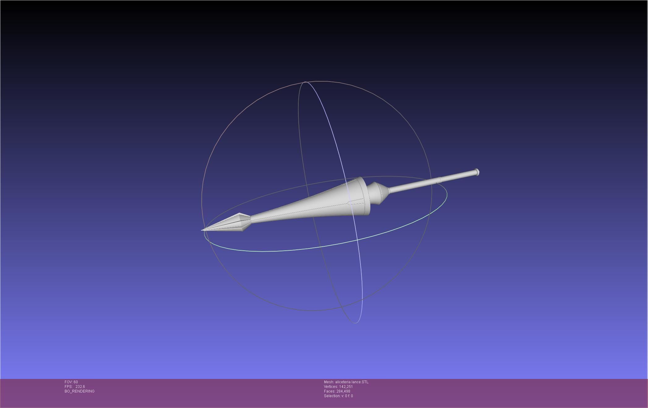 Re-Creators Aliceteria Lance 3D print model_7