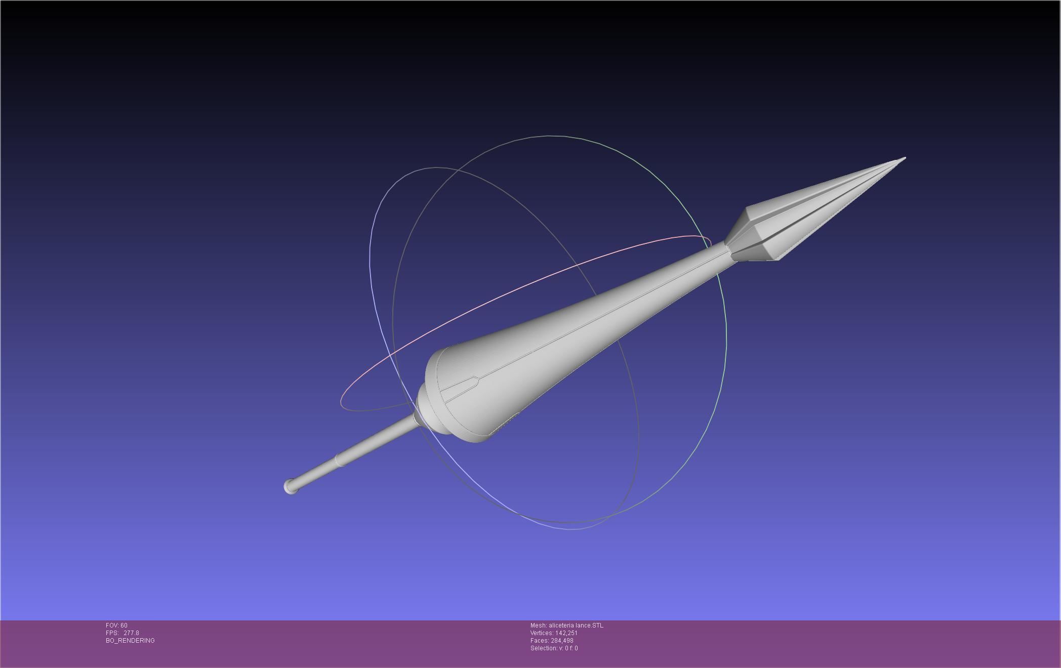 Re-Creators Aliceteria Lance 3D print model_19