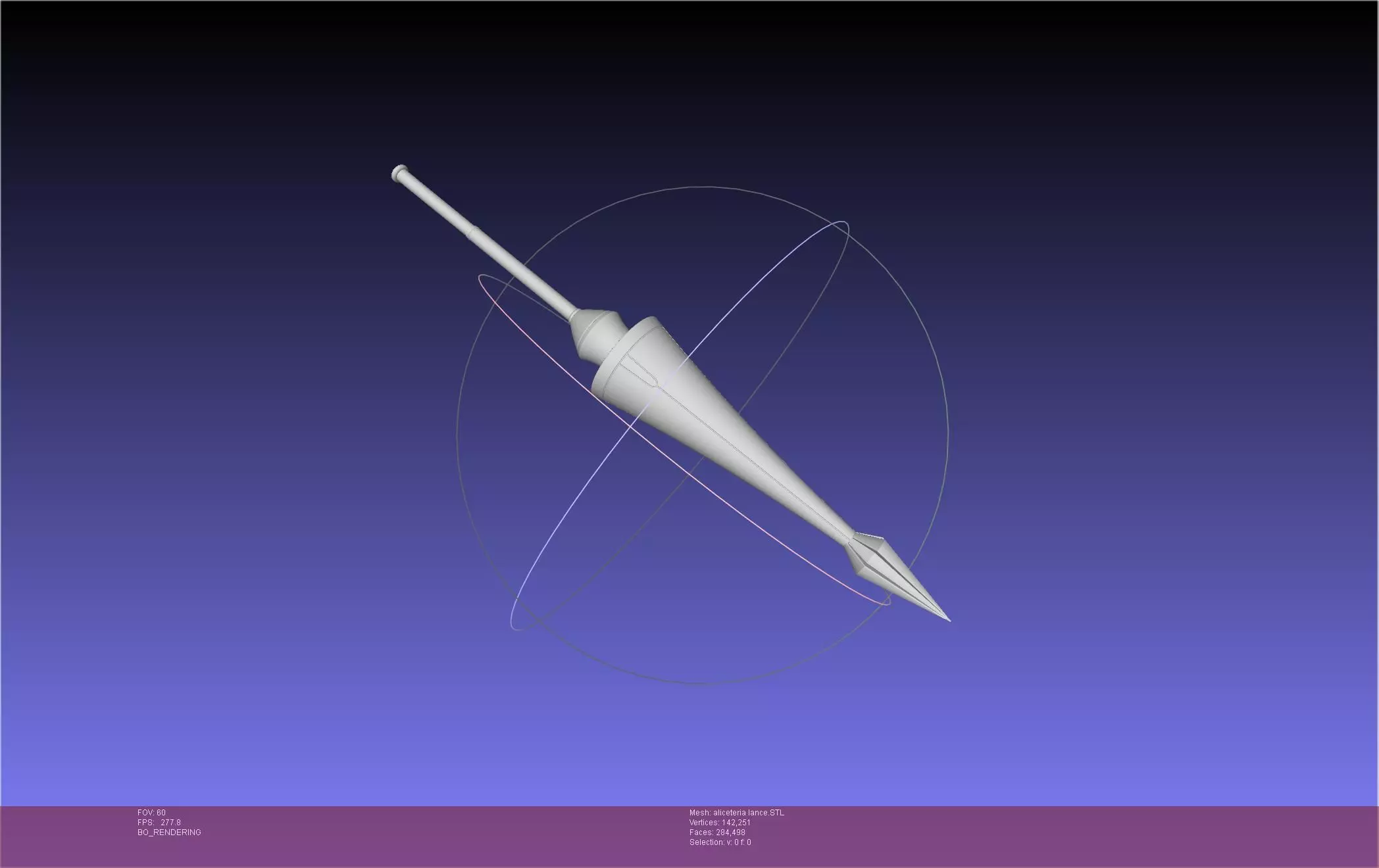 Re-Creators Aliceteria Lance 3D print model_0