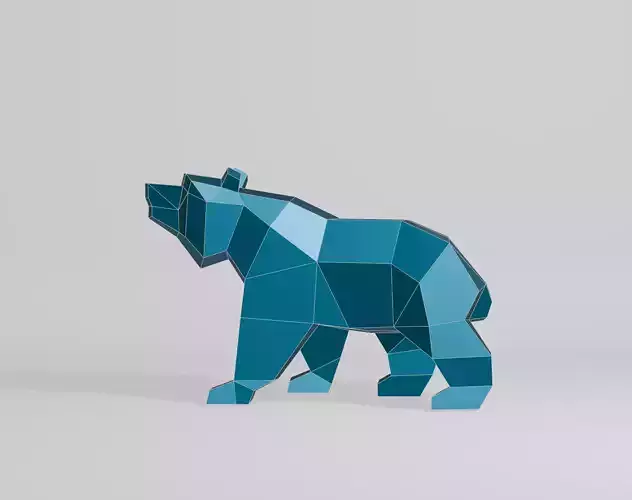 Polygonal Bear