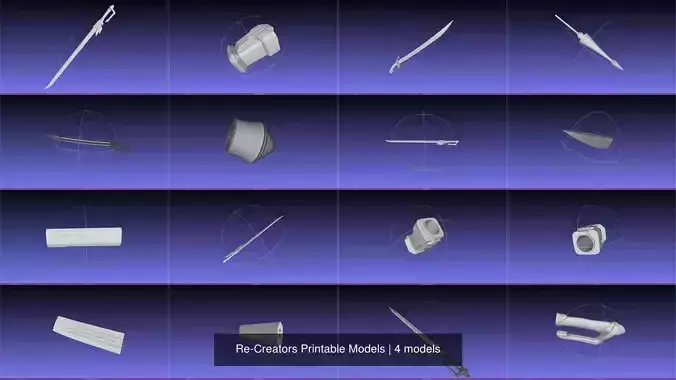 Re-Creators Printable Models