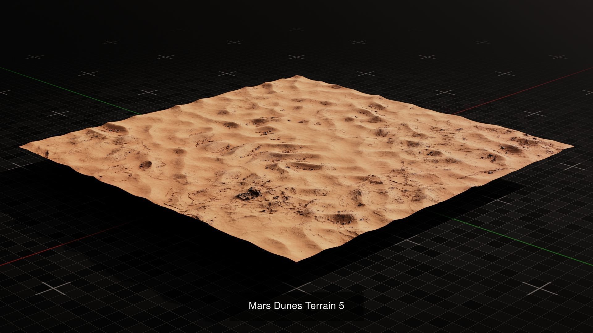 Mars Terrain Asset Pack 3D Model Collection_10