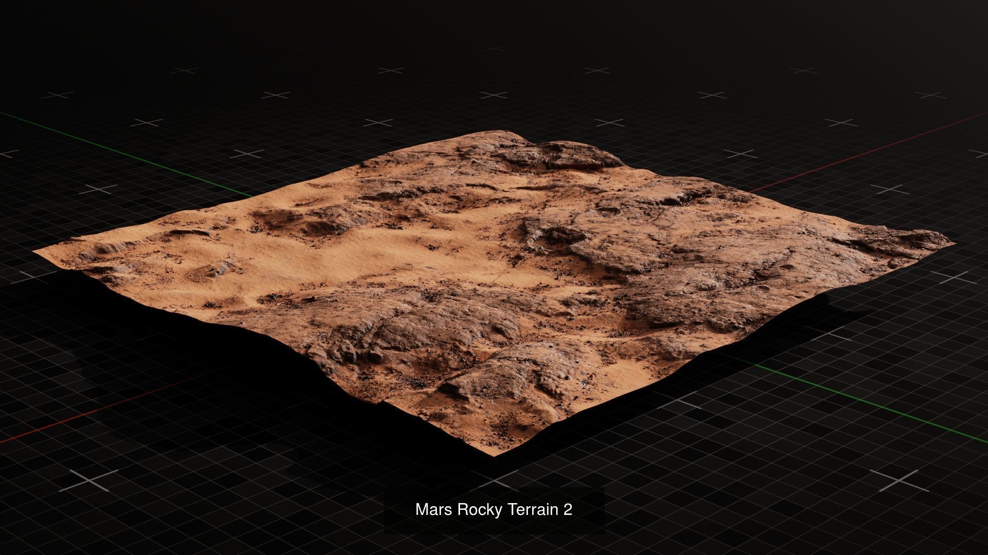 Mars Terrain Asset Pack 3D Model Collection_7