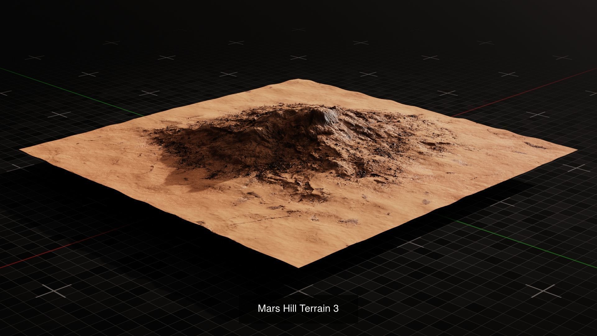 Mars Terrain Asset Pack 3D Model Collection_8