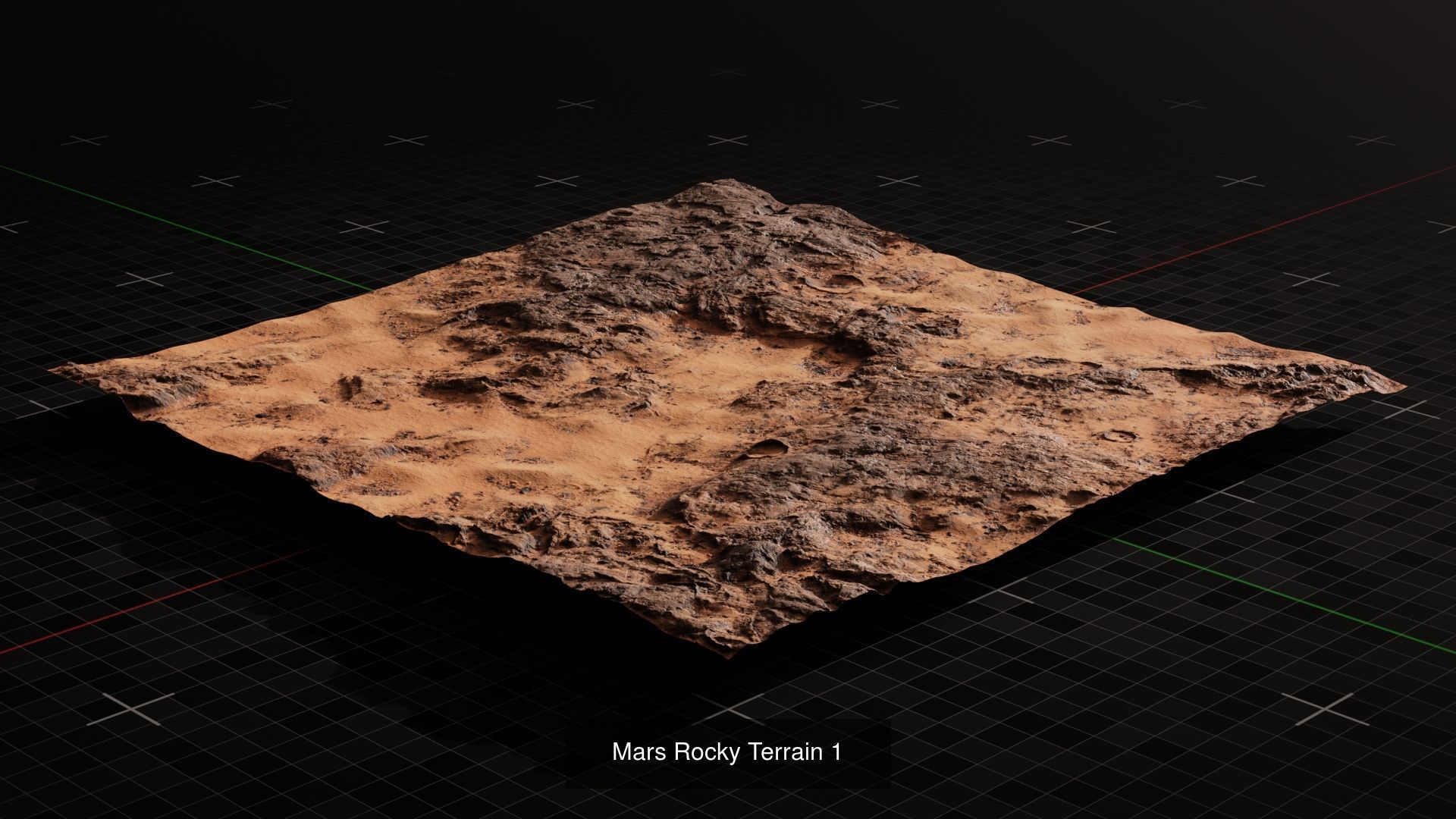Mars Terrain Asset Pack 3D Model Collection_6