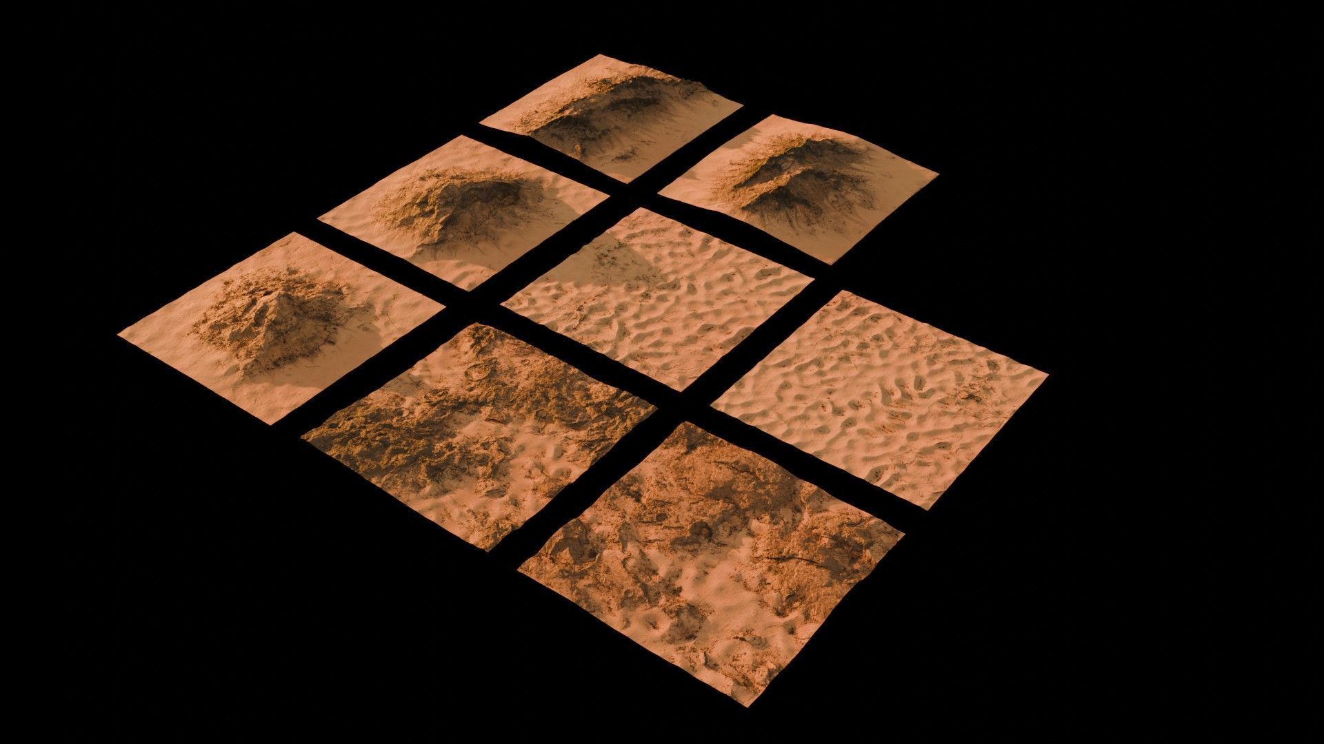 Mars Terrain Asset Pack 3D Model Collection_5