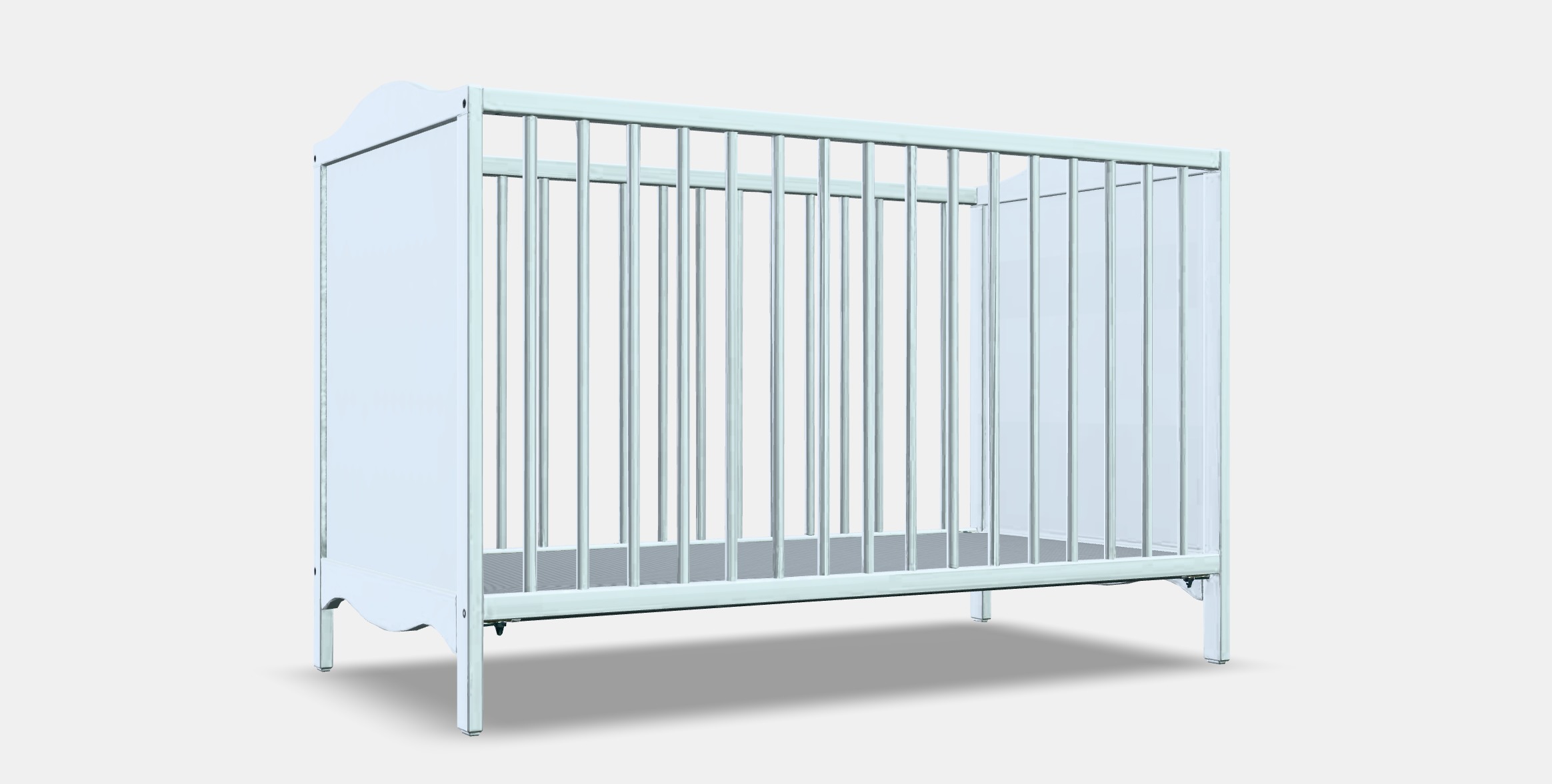 SMAGORA Childrens bed Low-poly 3D model_8