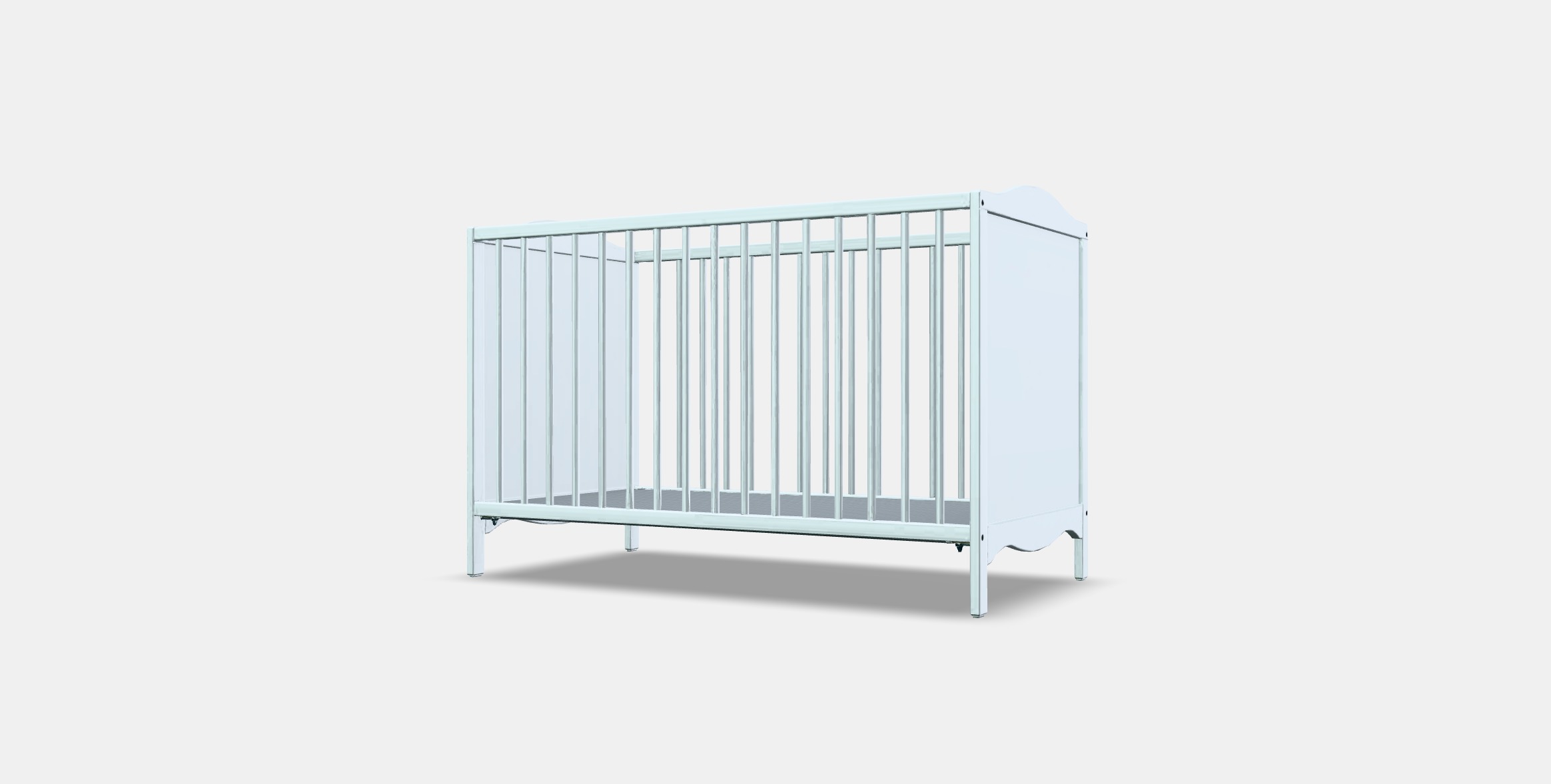 SMAGORA Childrens bed Low-poly 3D model_12