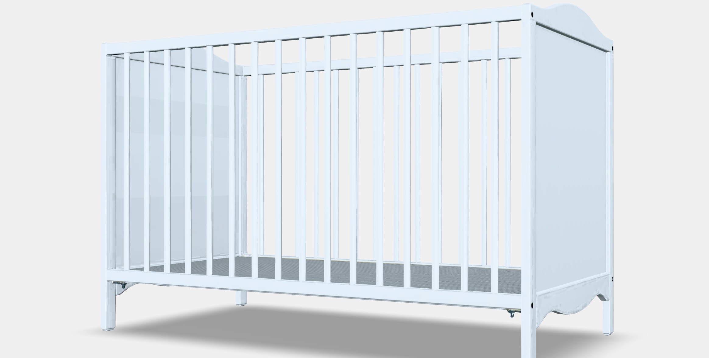 SMAGORA Childrens bed Low-poly 3D model_5