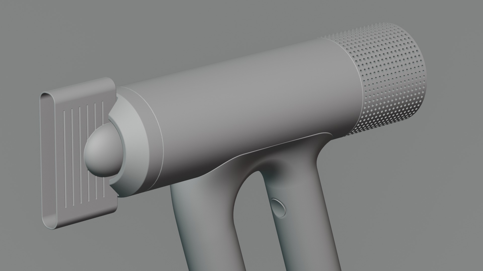 Industrial Modern Hair Dryer 3d Concept Design 3D model_13