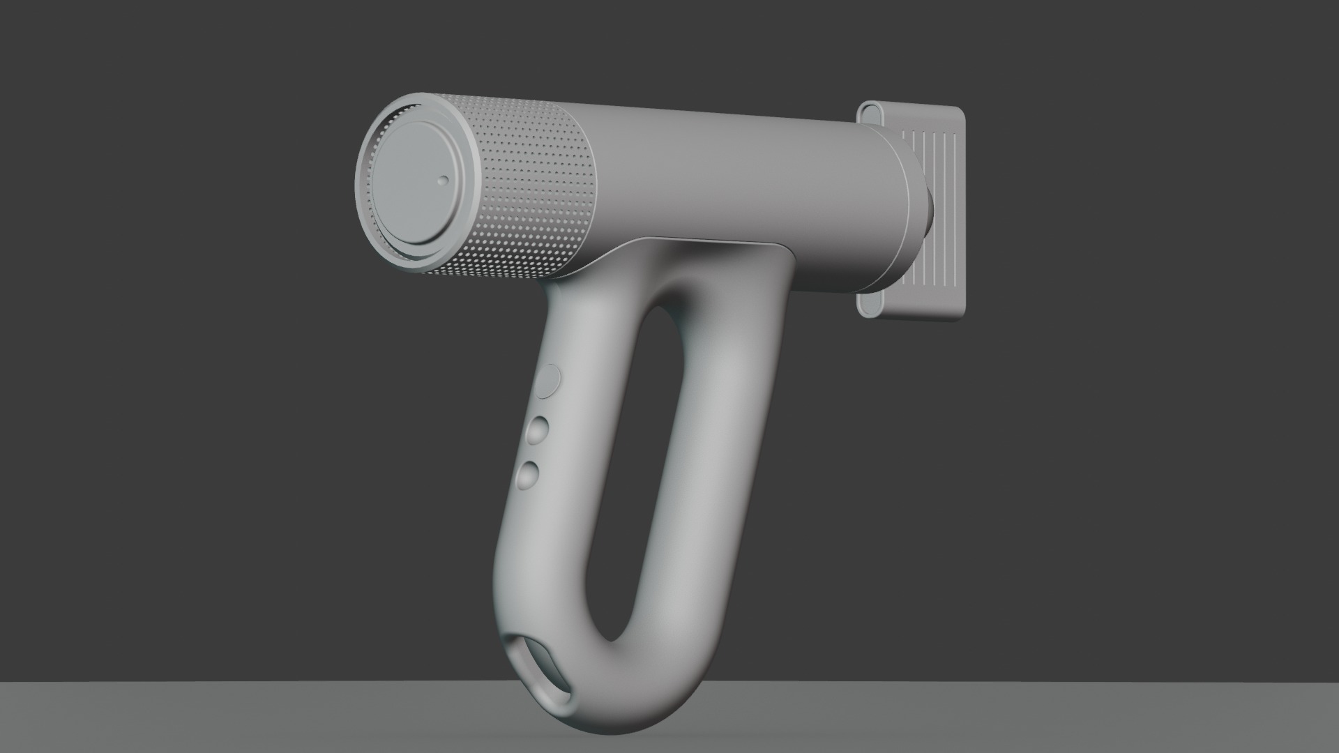 Industrial Modern Hair Dryer 3d Concept Design 3D model_17