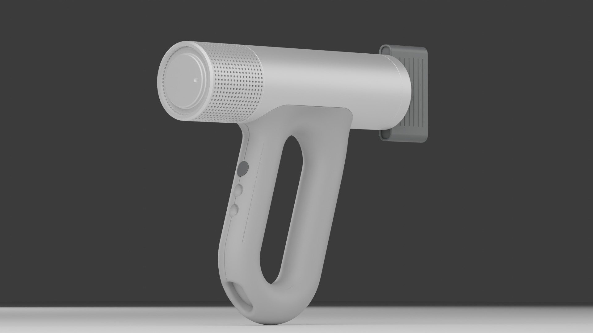 Industrial Modern Hair Dryer 3d Concept Design 3D model_8