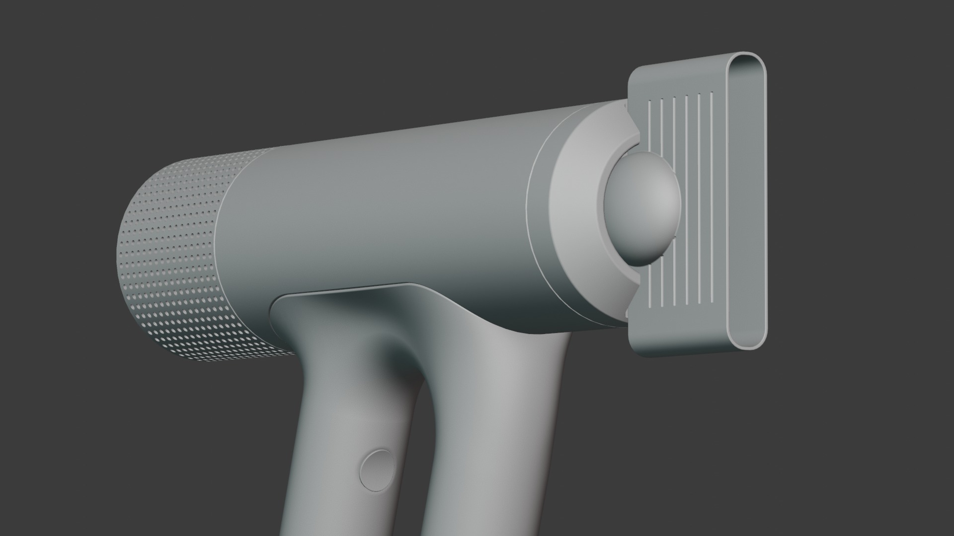 Industrial Modern Hair Dryer 3d Concept Design 3D model_18