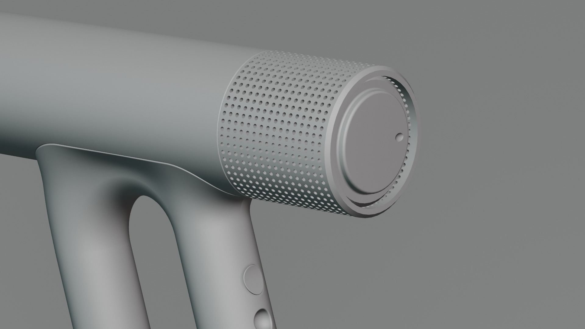 Industrial Modern Hair Dryer 3d Concept Design 3D model_11