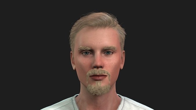 realistic character for animations and games 3D model