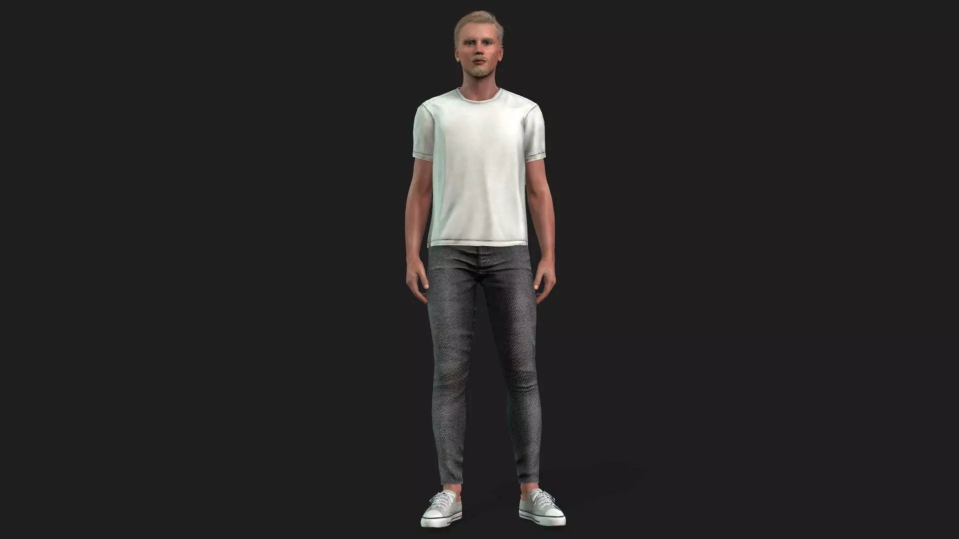 realistic character for animations and games 3D model_2
